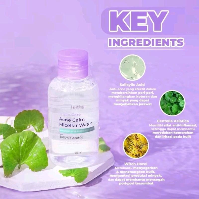 FACETOLOGY Triple Care Acne Calm 300ML MICELLAR WATER 2
