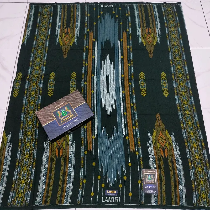 Sarung Lamiri TKB Authentic Motif TKB TR Kembang Briliant Rayon Dewasa Muslim Pria Lembut  - Premium Quality Batik bhs classic Remaja 1
