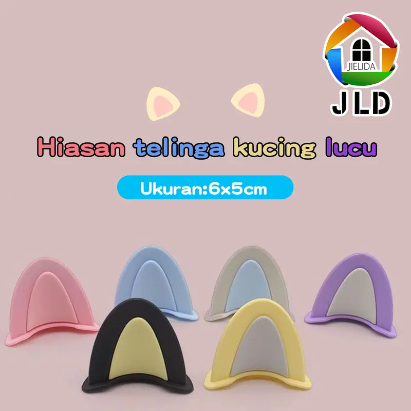 JIELIDA ACCESSORIES HELM KUPING KUCING HELMET CAT BIKER NYAMAN DAN GEMAS 2