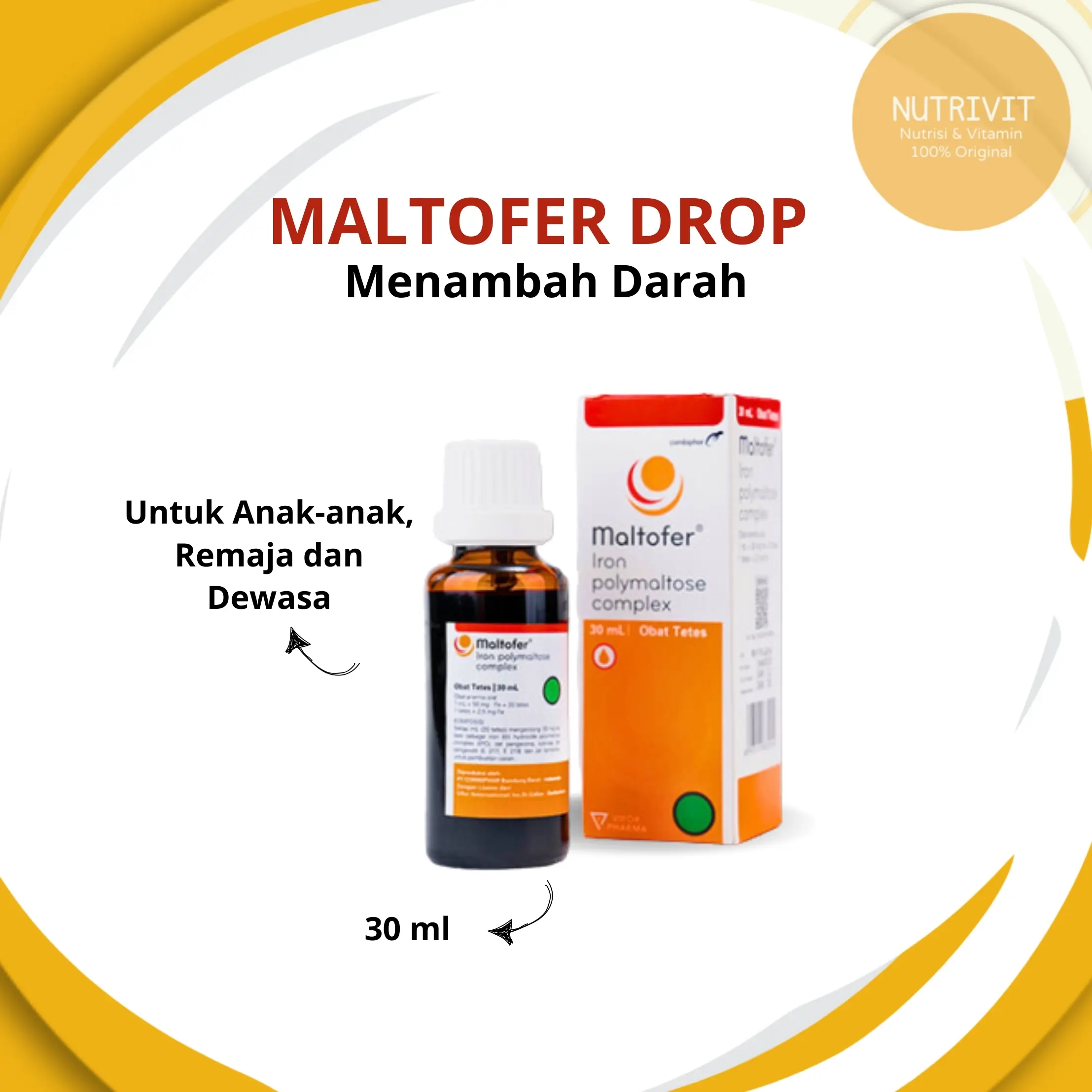 Maltofer Drop 30ML Vitamin Kesehatan Anak