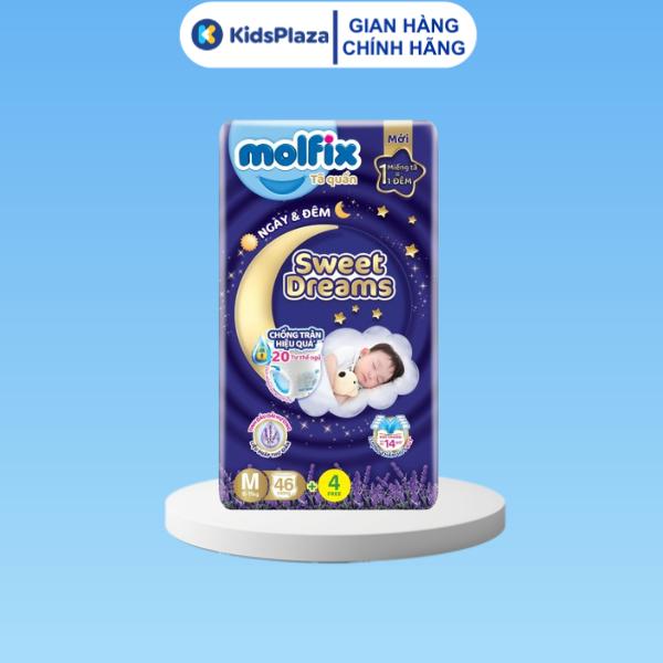 Bỉm - Tã quần Molfix Dream ban đêm size M L XL XXL30 cho bé