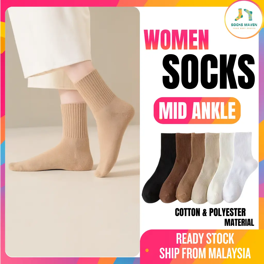 [BUY 5 FREE 5] [SOCKS MAVEN] Women Stoking 100% Brand New High Quality, stokin wanita bergaya, fesyen, free size READY STOCK & FAST SHIPPING