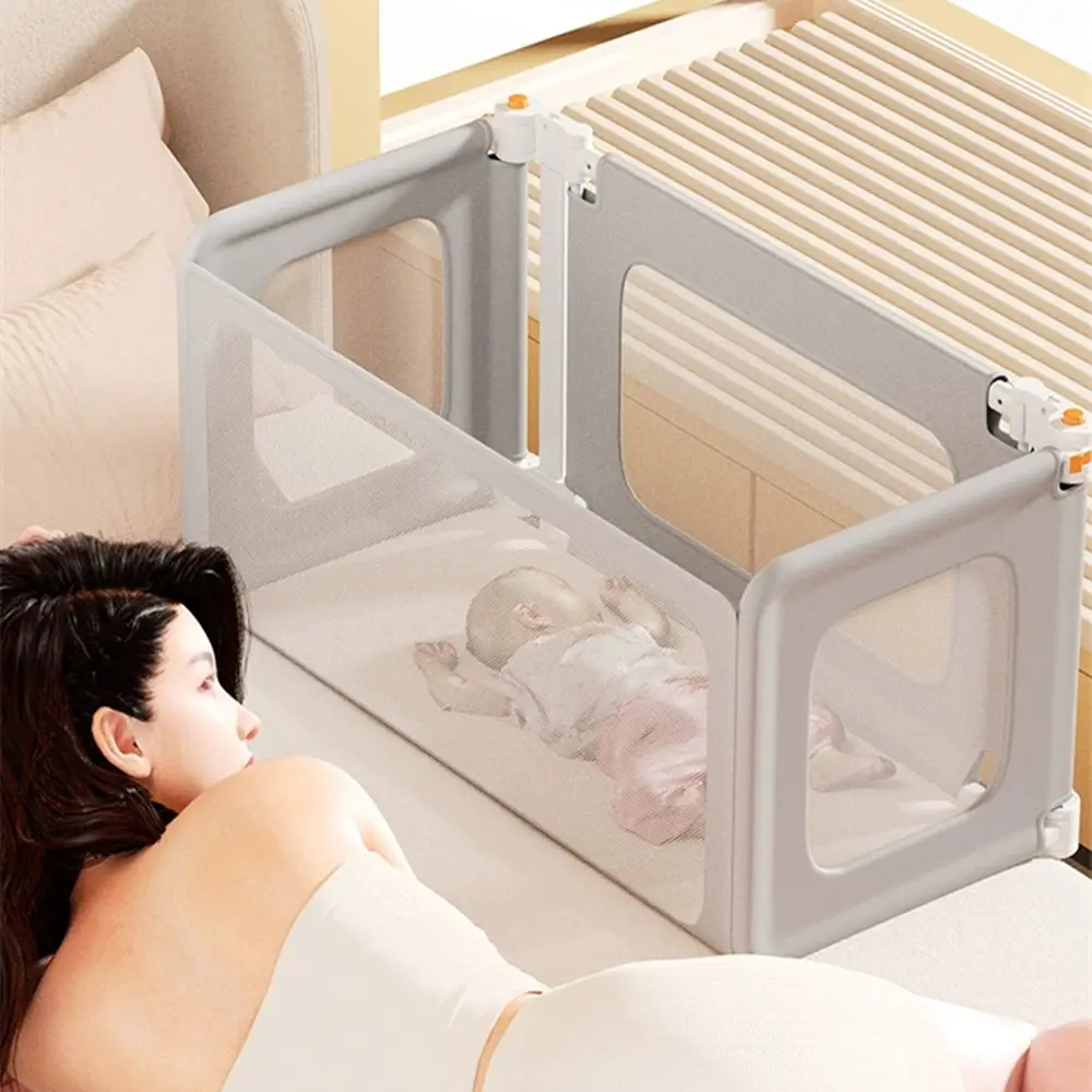 Multifunctional Baby Crib Portable Without Installation Bed Guardrail Baby Crib Foldable Baby Cot for Newborns Co-sleep Travel Baby Bed