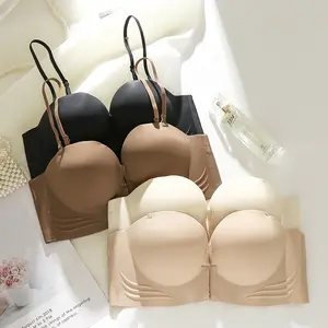 Comfort Bra Wanita Nyaman 4 PCS BH/BRA WANITA NYAMAN 913 Bra Tanpa Jahitan Kawat Busa Tebal Size 34-40 Cup A/B Tipis Paket 4 Buah