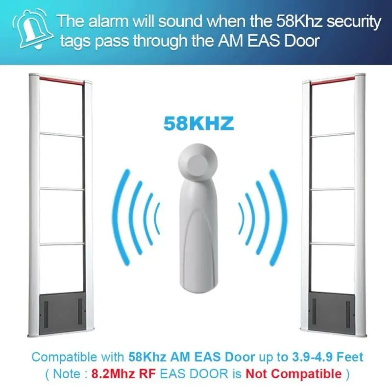 Sensor Alarm Toko Butik Supermarket 50pcs Sensor OP Alarm Butik AM Tag incld Pin Sensor Matic 2
