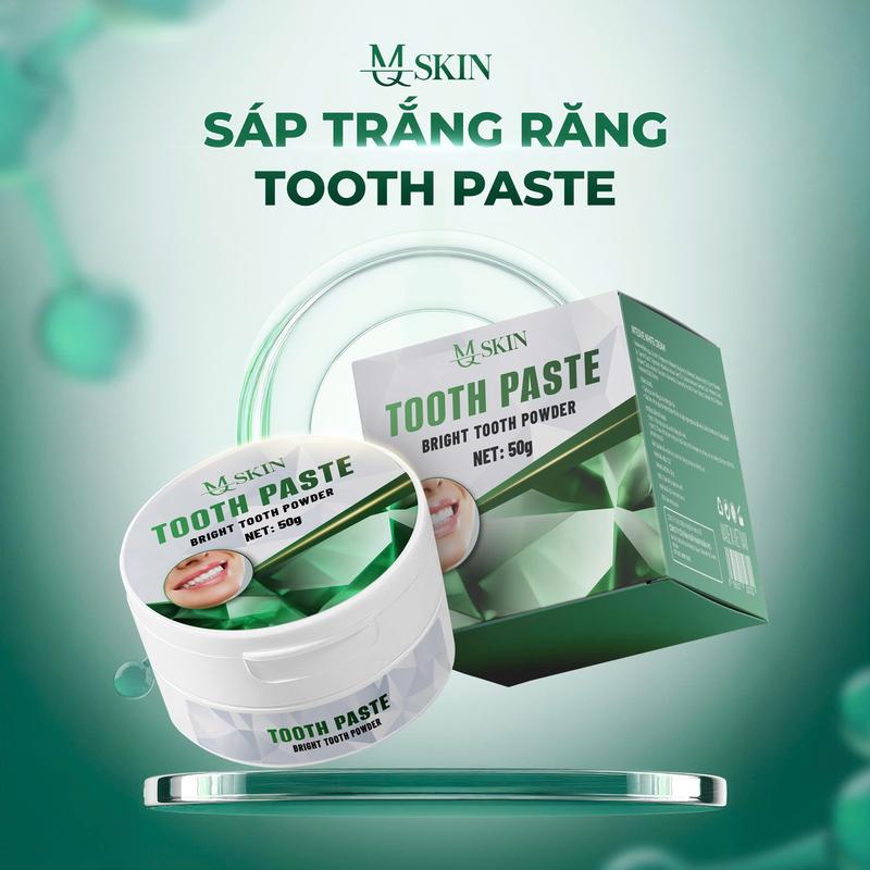 MQSKIN SÁP TRẮNG RĂNG CHUẨN NHA KHOA 50G - HỖ TRỢ RĂNG TRẮNG SÁNG - ĐÁNH BAY Ố VÀNG - HÔI MIỆNG