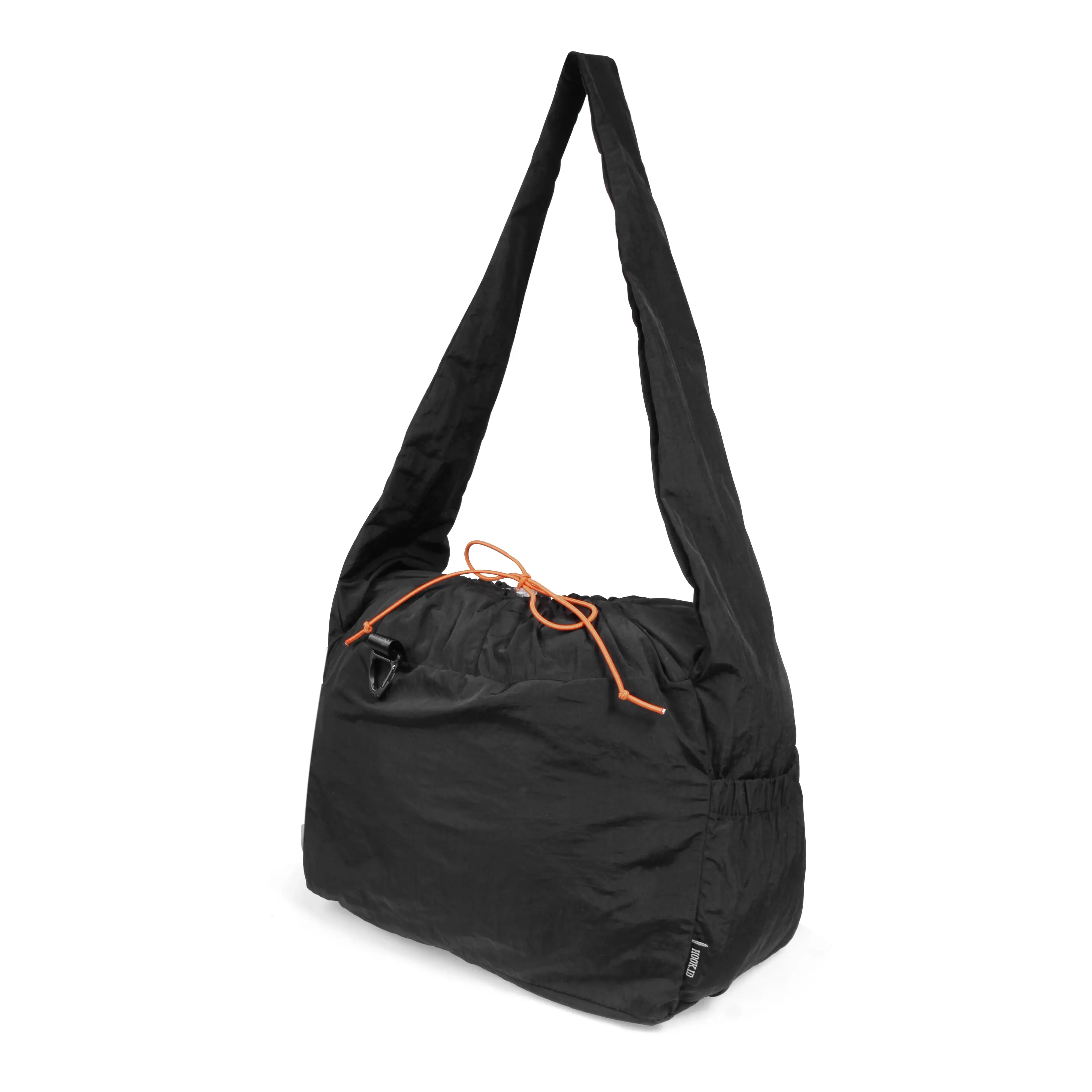 Tas Selempang Slingbag dysky Crinkle Premium Tas Selempang Skena Hitam untuk Pria & Wanita dengan Tali Serut 2 Tumblr Pouch dan Bordir