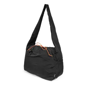 Tas Selempang | Slingbag dysky Crinkle Premium | Tas Selempang Pria Wanita Stylish | Tas Selempang Kuliah Unisex | Tas Selempang Skena Hitam