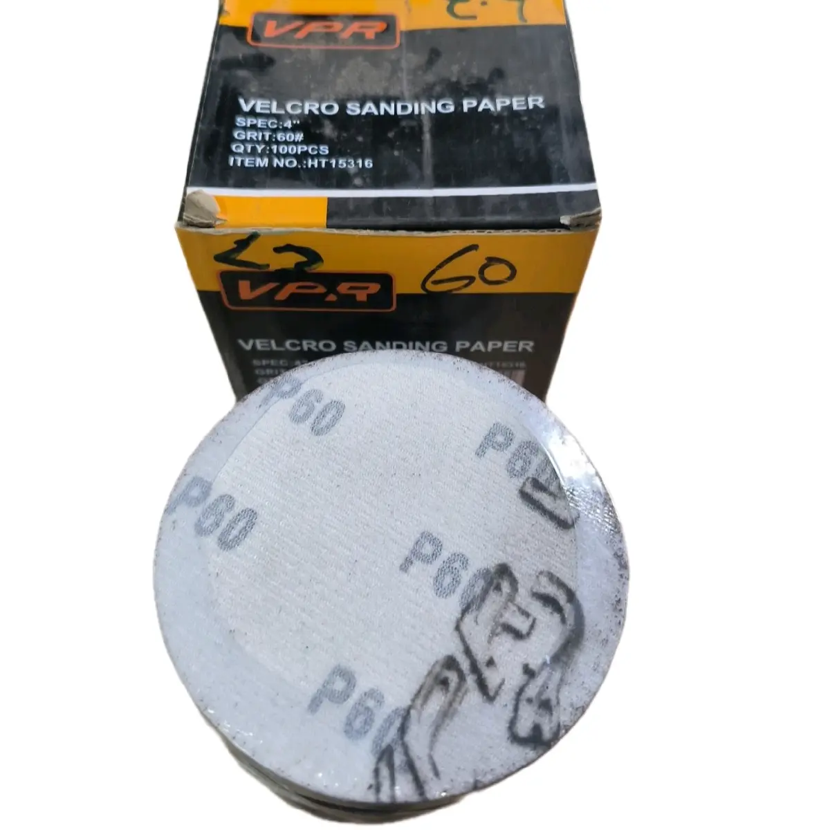 kertas pasir tempel 4 inchi velcro sanding paper amplas bulat tempel harga 10lembar