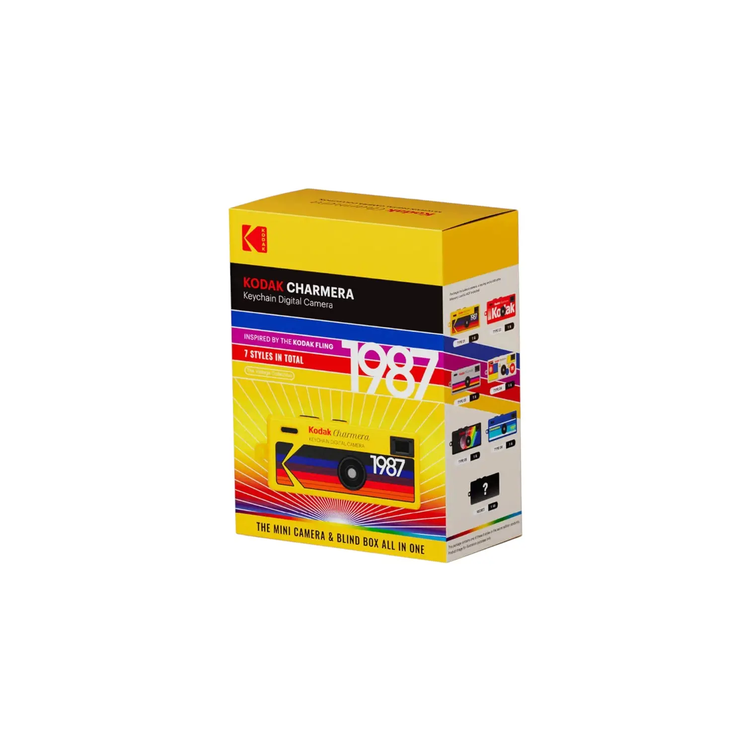 KODAK Charmera Keychain Digital Camera - 1987 Edition with 4