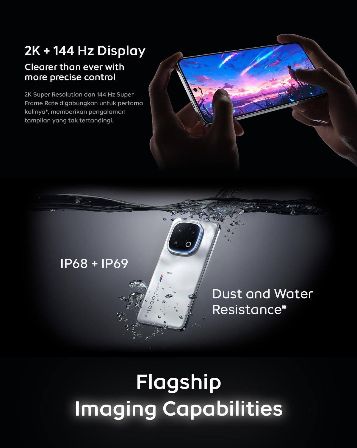 vivo iQOO 13 (12/256)- 1st Snapdragon 8 elite, 7000mm2 VC Cooling system, 6150mAh+120W, 144Hz LTPO AMOLED]