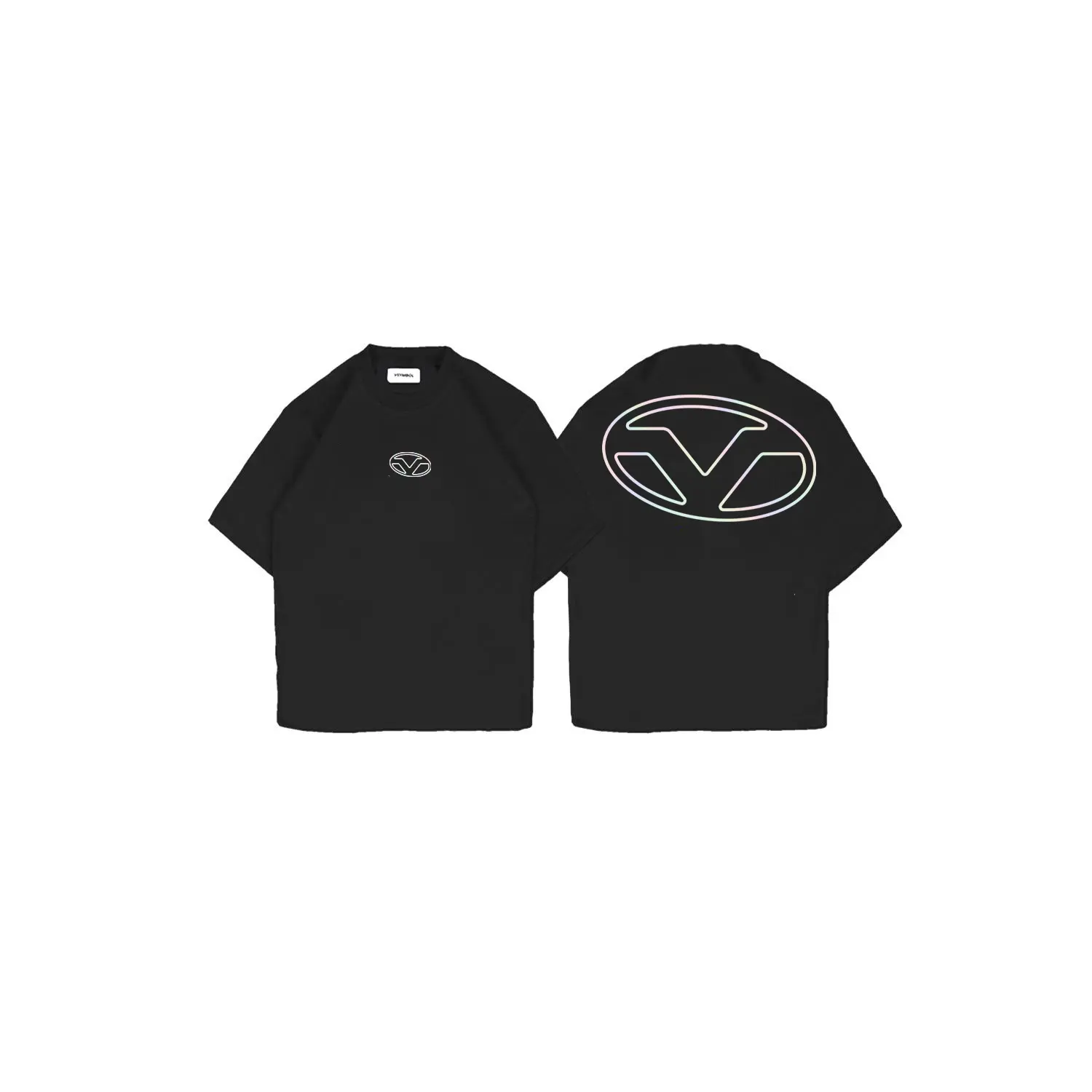 VSYMBOL Metalic HOLO Vanadium Oversized Tee / KAOS OVERSIZE 300 GSM