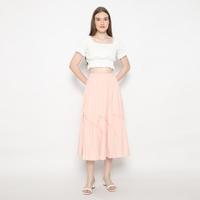 Gambar MINEOLA Pink Breeze Cotton Midi Skirt (Rok Wanita Katun Midi Pink) - Pink / Salem dari MINEOLA FASHION OFFICIAL SHOP Kota Administrasi Jakarta Selatan 5 Tokopedia
