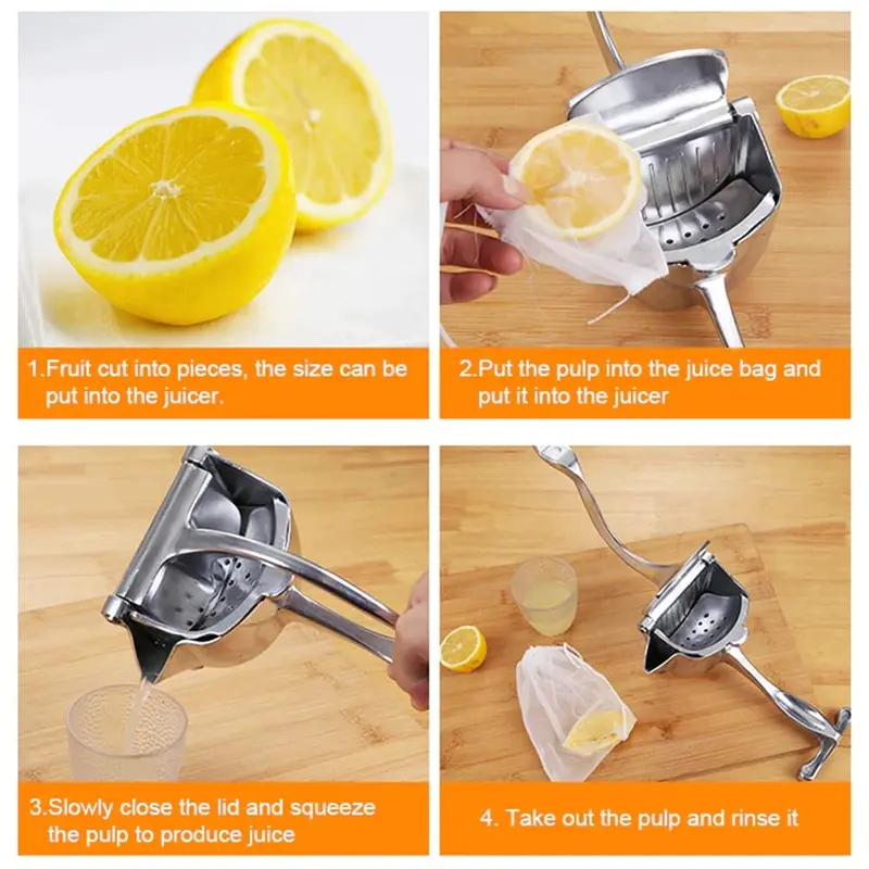 Alat Peras Jeruk Juicer Manual Tangan Perasan Buah Stainless Steel 2