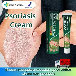 Herba obat alami murni, tanpa reaksi buruk [Promo Spesial!]20g Krim Meredakan Gatal Kulit Alami Ekstrak Tanaman, Aman Ibu Hamil & Kulit Sensitif, Perawatan Kulit (Eksim, Psoriasis, Gatal Tangan/Kaki), Pelancar & Sehat