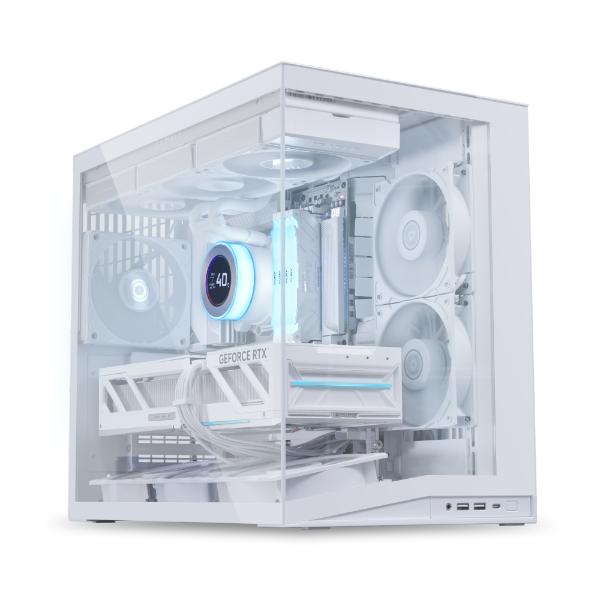 Gambar Lian Li O11 Dynamic Mini V2 Flow | ATX PC Case Include 5 Reverse Fans - White dari Toko Expert Komputer Kota Administrasi Jakarta Pusat Tokopedia