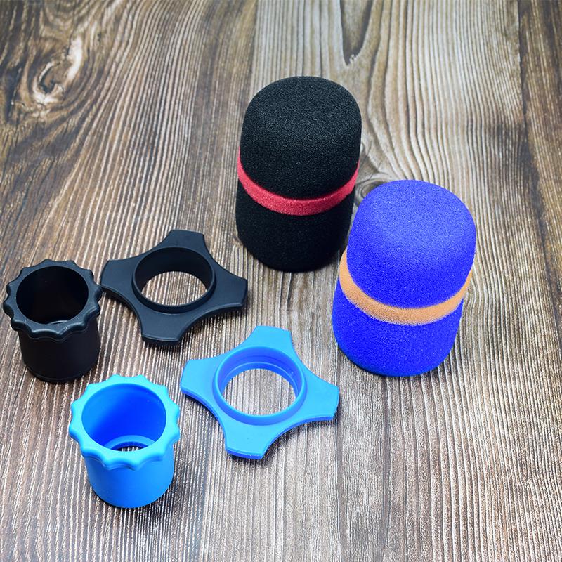Bộ Bảo Vệ Micro, Đồ Dùng KTV, Miếng Bọt Biển Bảo Vệ Micro, Vỏ Mic, Phụ Kiện, Vòng Chống Lăn
