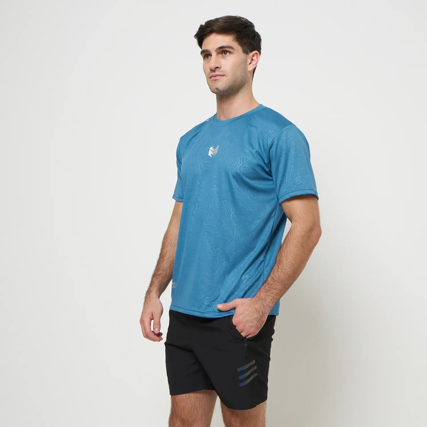 Monexo -  Kaos Trainning Jersey Pria Kaos Olahraga Pria Lengan Pendek Running Sport Pria JMN11