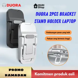 DUORA 2Pcs Bracket Stand Holder Laptop Pembuang Panas Universal Penyangga Notebook Adjustable Foldable Anti Panas