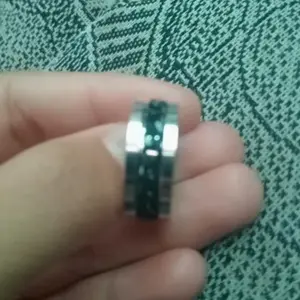 StuffiStalk - Archie Cincin Rantai Stylish Chain Ring Titanium Steel Hadiah Elegan   Pria