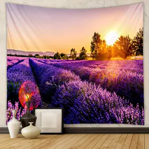 Tapestri Bohemian untuk Dekorasi Rumah, Kain Gantung untuk Kamar, Latar Belakang, Gaya Ins, Tapestri Pemandangan