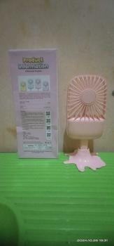 Product Review of (PRODUK ASLI INFINILAPAN) Kipas Angin Mini Genggam Portable Karakter Ice Cream 3 Speed Wind l Kipas Angin Lucu Portable USB l Mini Fan l INFINILAPAN kipas  mini kipas  minilucu from u**0 1