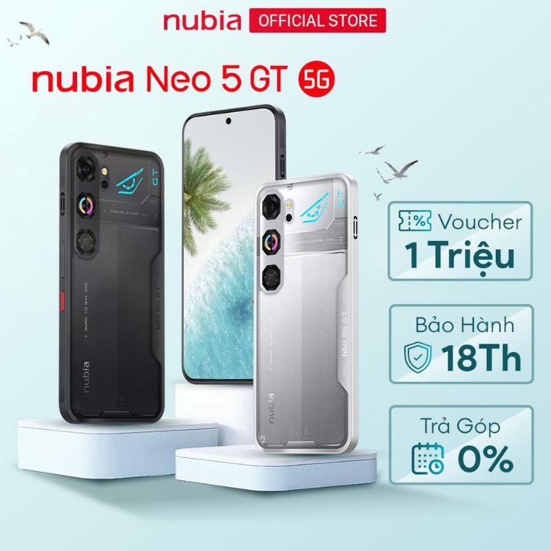 COD Điện thoại gaming Nubia Neo 5 GT I Màn AMOLED 144Hz I 3 Công Nghệ Tản Nhiệt I Pin 6210mAh sạc 80W