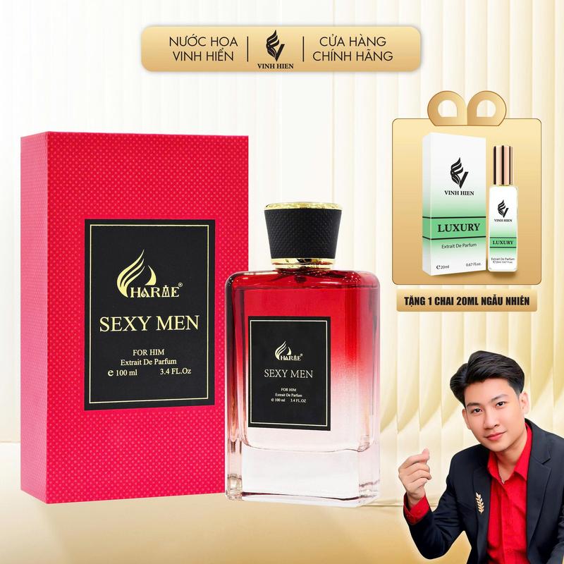 Nước Hoa CHARME SEXY MEN 100ML - Tặng Kèm 1 Chai 20ml Ngẫu Nhiên - Cosmetic Xịt Thơm Women - H R V E