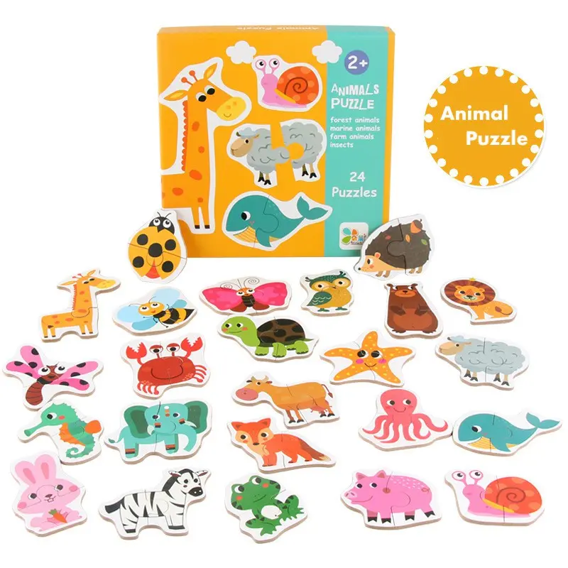 Children Early Learning Matching Puzzle Toy Kids Learn Word Toys