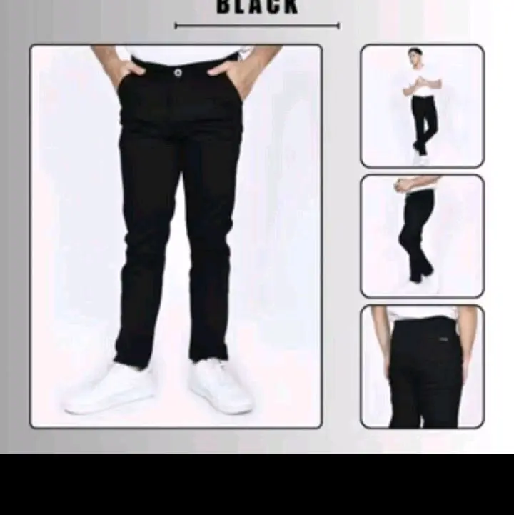 CELANA CHINO PANJANG DEWASA  (FANZA)   Slimfit Katun melar Tebal Lembut Stretchy Chino Premium Distro 1