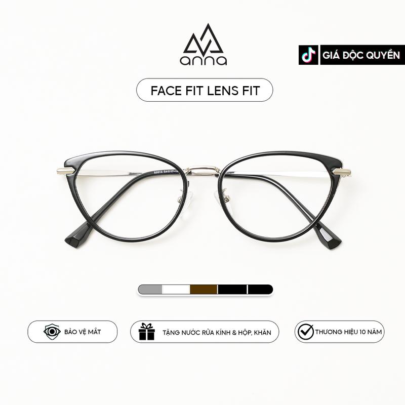 GỌNG KÍNH DÁNG MẮT MÈO ANNA 89013 UNISEX
