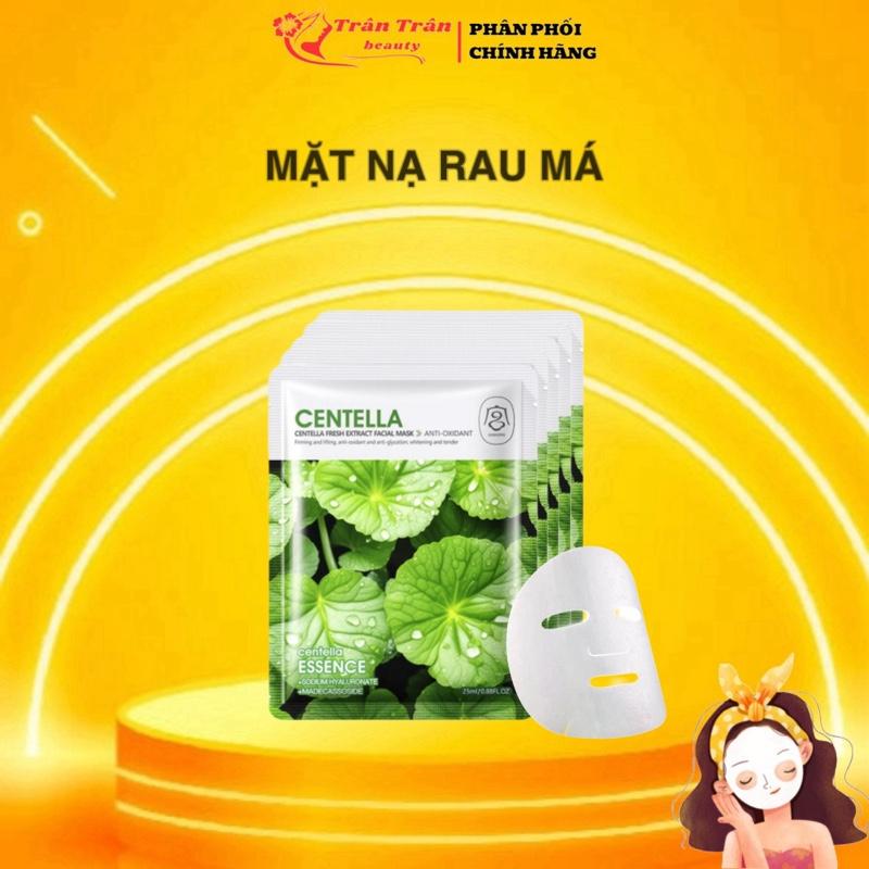 Combo 30 Mặt Nạ Rau Má Giúp Kháng Viêm, Ngừa Mụn, Dưỡng Trắng, Giảm Thâm Sạm, Chống Lão Hoá Làm Đẹp Da Skincare Cosmetics Peel Da