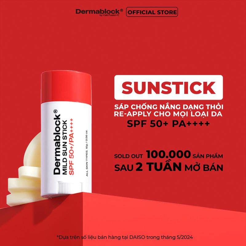 DEAL 99K KEM CHỐNG NẮNG DERMABLOCK SPF50+ PA++++ DÀNH CHO MỌI LOẠI DA 5