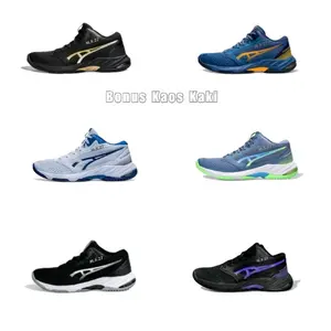 sepatu voli pria wanita super premium import sol karet berdecit nyaman di pake