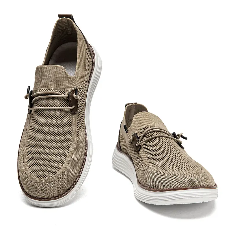 Men's Loafers Suspender Shoes Comfortable Light Walking Casual Slippers Elastic shoes Slip-on Shoes Fashion Shoes Gift for Men 4