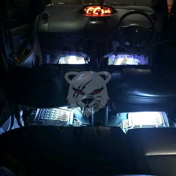 Lampu led kolong dashboard mobil rgb remot lampu led kolong mobil rgb 2