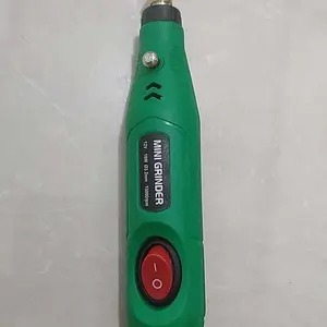 Gerenda listrik Bor Mini 132PCS 12V DC 15000 RPM Mini Drill Electric Engraver Grinder Gerinda Electrik Listrik bor gerinda / Alat Ukir Kayu /Alat