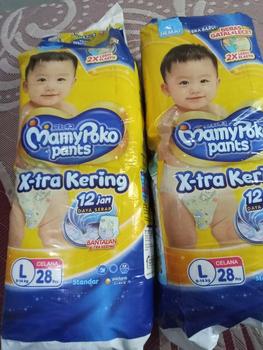 Product Review of (2ball jatim)mamypoko dan popok merk lain(babyhappy,sweety) paket 2ball Diapers Popok from l**9 2
