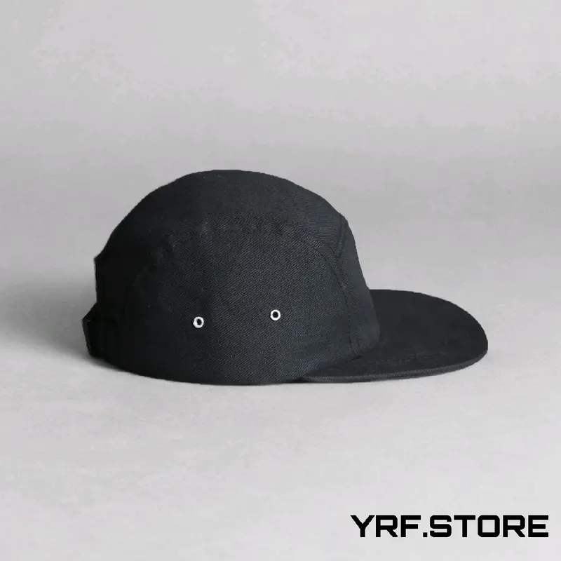 Topi Snapback 5 Panel YRF.STORE Warna Hitam dengan Logo Sablon Grafitti ALWAYS HUSTLING,Topi skena,topi skena outfit,five panel snapback,topi.sku12 1