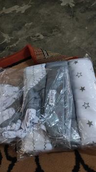 Product Review of 9in1 Paket Hemat Bedong Bayi Topi Kupluk Sarung tangan Kaos Kaki Baby New Born Parsel uniseks japan abu from M**m 1