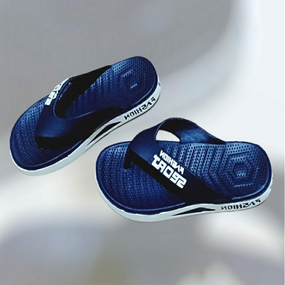 Sandal Anak Laki 5-6–12 tahun Sendal Jepit Karet Fashion Sport Kaki Korean Style Kekinian Rubber Tanpa Hak Slippers sandal  jepit sandal jepit  anak laki laki sandal  karet 5–10