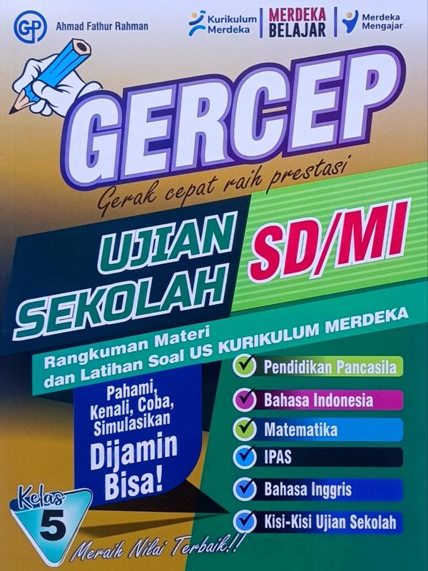 Buku Bank Soal Ujian Sekolah Kurikulum Merdeka Kelas 1,2,3,4,5,6 SD/MI Tahun 2024/2025 Sesuai Kisi Kisi Dan CP Terbaru - Gercep 6