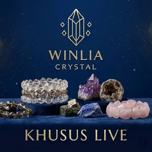 KHUSUS LIVE Winlia Crystal Healing Rainbow Stone