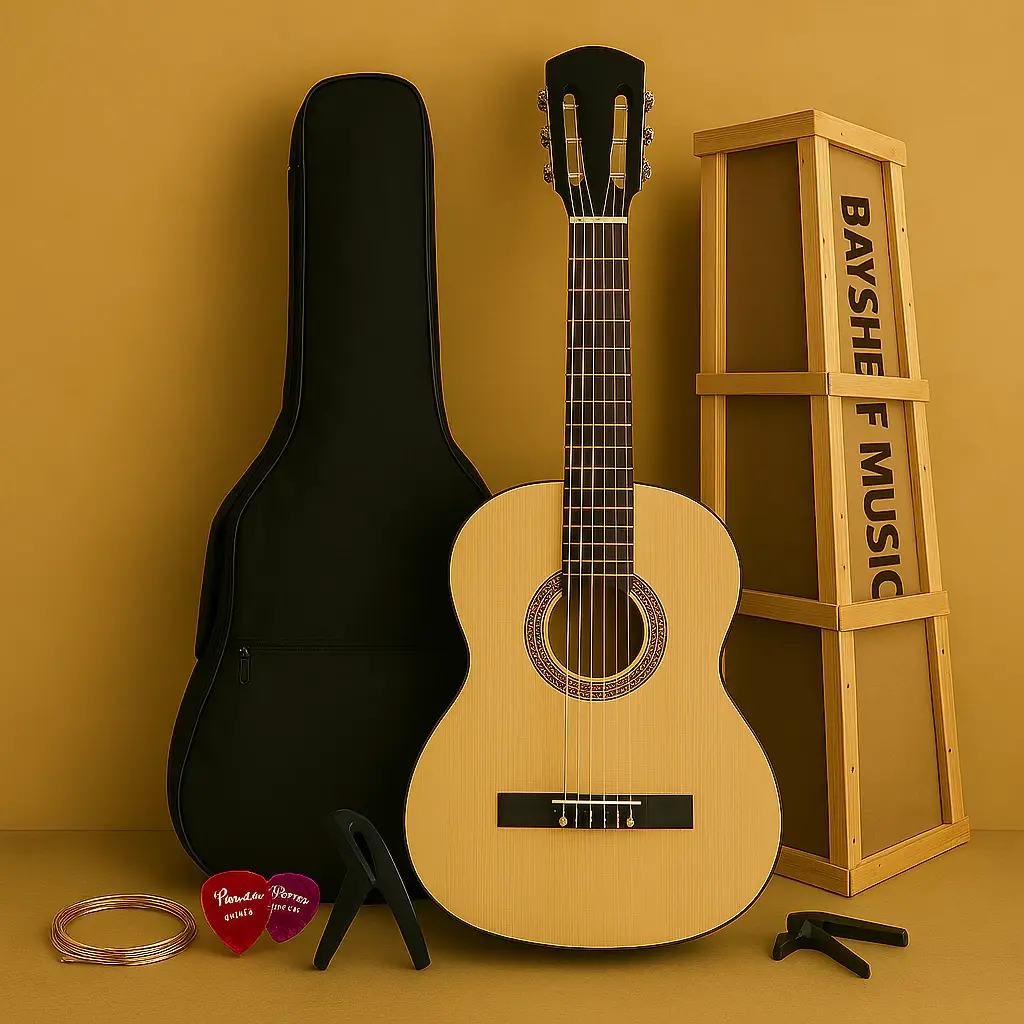 Gitar Akustik BS37 Custom Classic Murah Nilon untuk Pemula