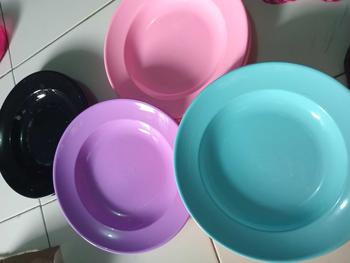 Product Review of Promo 1 Lusin Piring Melamin Asli SNI Model Bulat Besar Dan Tahan Panas from ** H** N**. ** ** 0