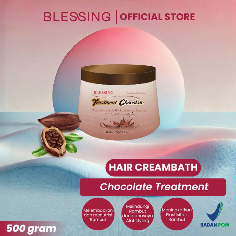 BLESSING Hair Mask Treatment 500 Gr | Masker Rambut | Hair Care Mask | Hair Treatment with Coconut Perawatan 5