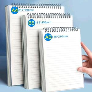 A4/A5/B5 Notebook Steno Notebook Flip Up Loose-Leaf NoteBook Spring Notebook