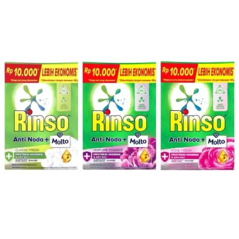 Rinso Detergen Bubuk Anti Noda 380 gram. 0