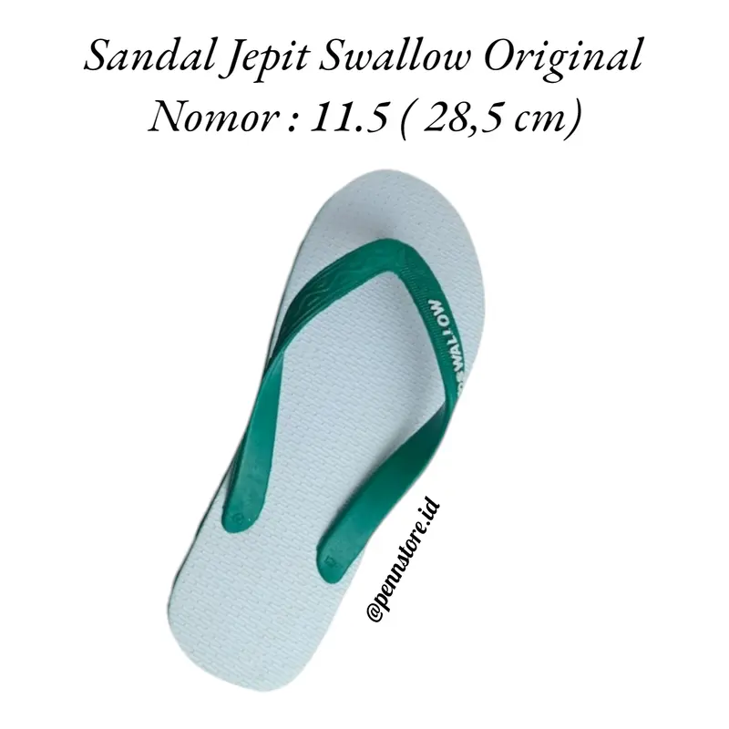 Sandal Jepit Swallow Original (Nomor 9 - 12) Sendal Karet 5