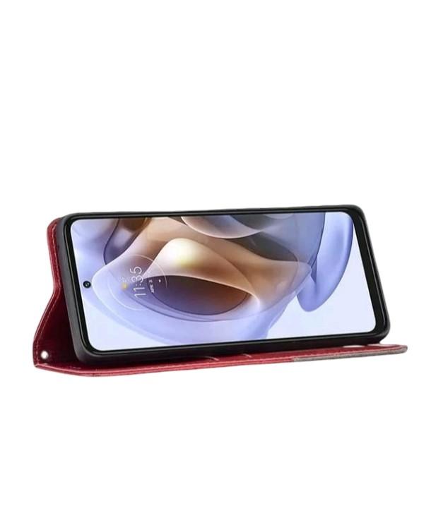 Product Introduction of Case Tekno Spark GO 1 Flip Leather Case Cover  Premium -Flip Wallet Case Kulit Untuk Tekno Spark GO 1 - Casing Ponsel Protection Hitam Merah Biru 2